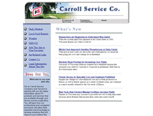 Tablet Screenshot of carrollsvc.com
